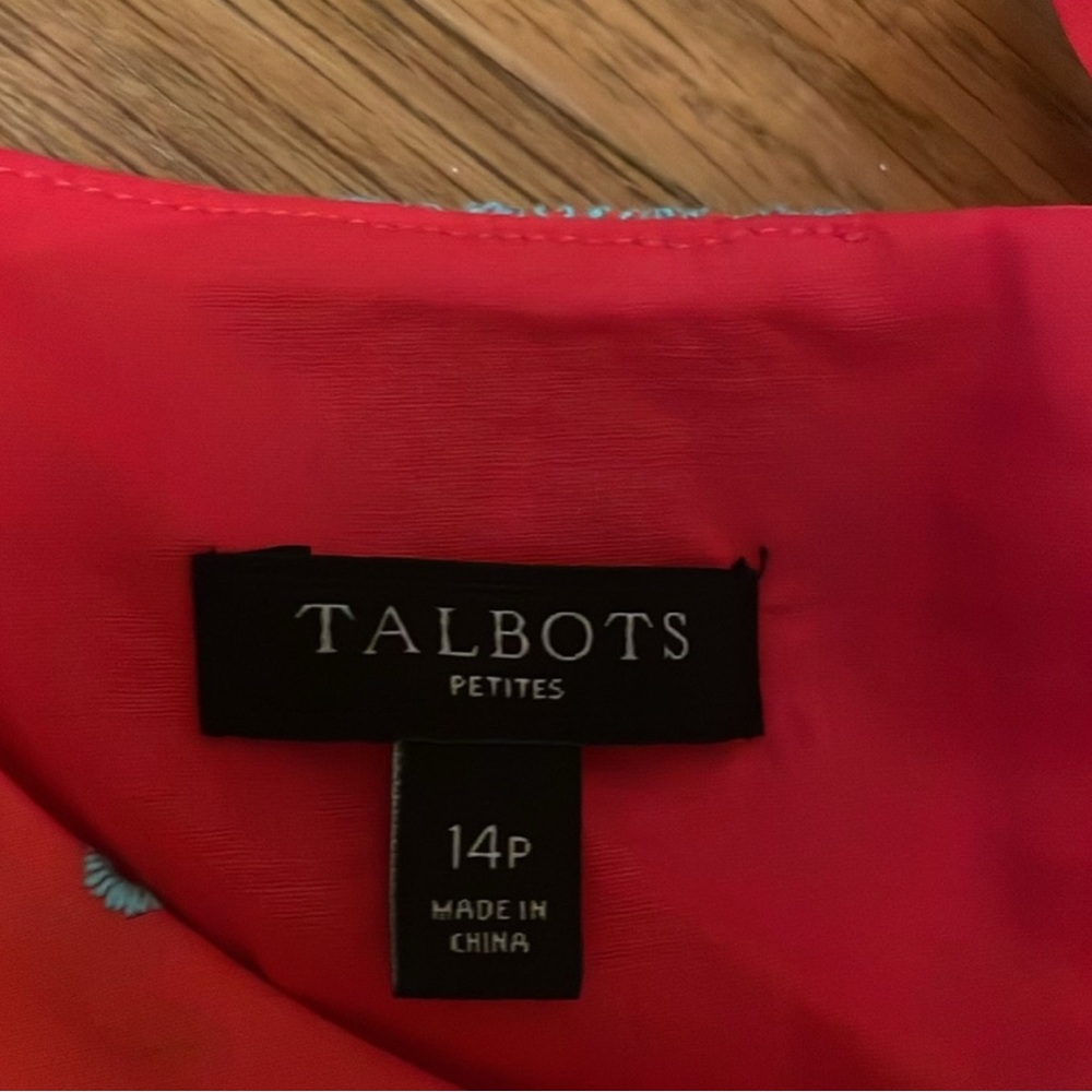 Talbots Cute Embroidered Summer Dress - 14p - Picture 6 of 9